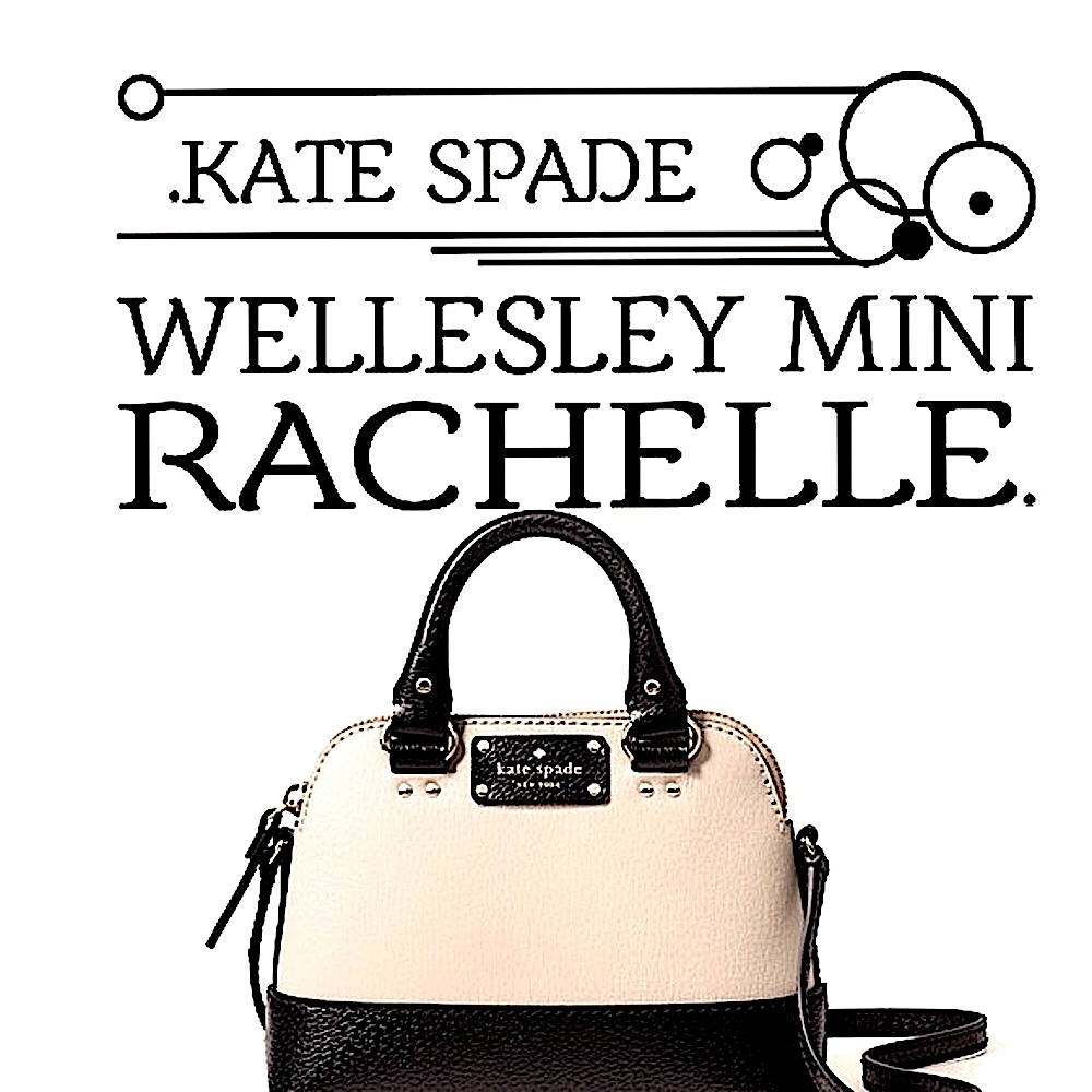 ♠️KATE SPADE RACHELLE WELLESLEY MINI SATCHEL♠️BOAR-SKIN EMBOSSED COWHIDE♠️